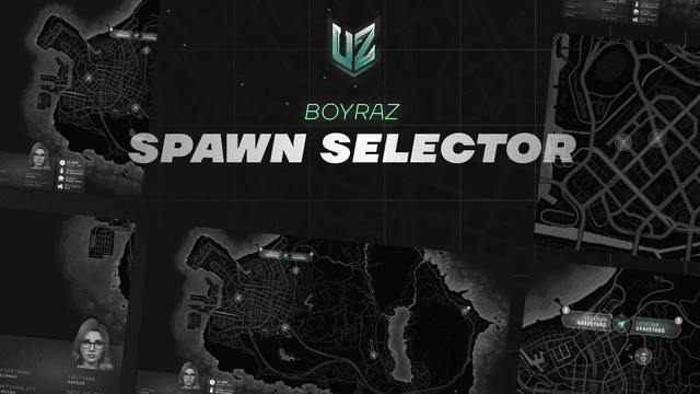 FiveM Advanced Spawn Selector Script | Interactive Map: ESX, QBCore ...